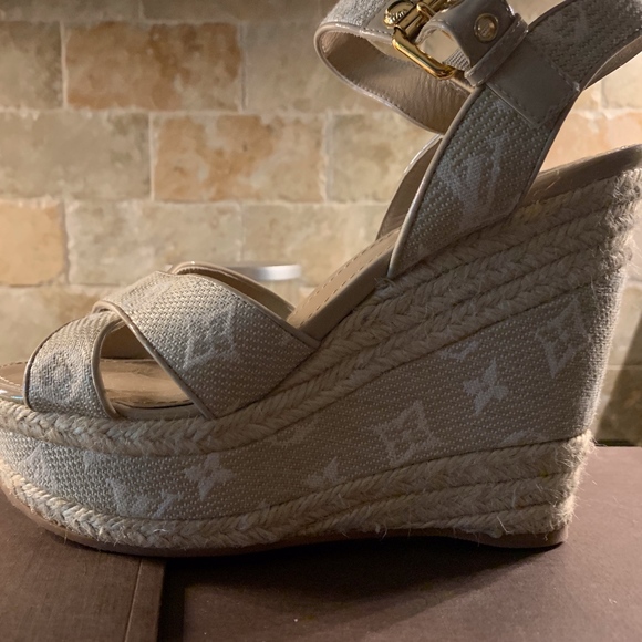 Louis Vuitton Shoes - Louis Vuitton wedge sandals